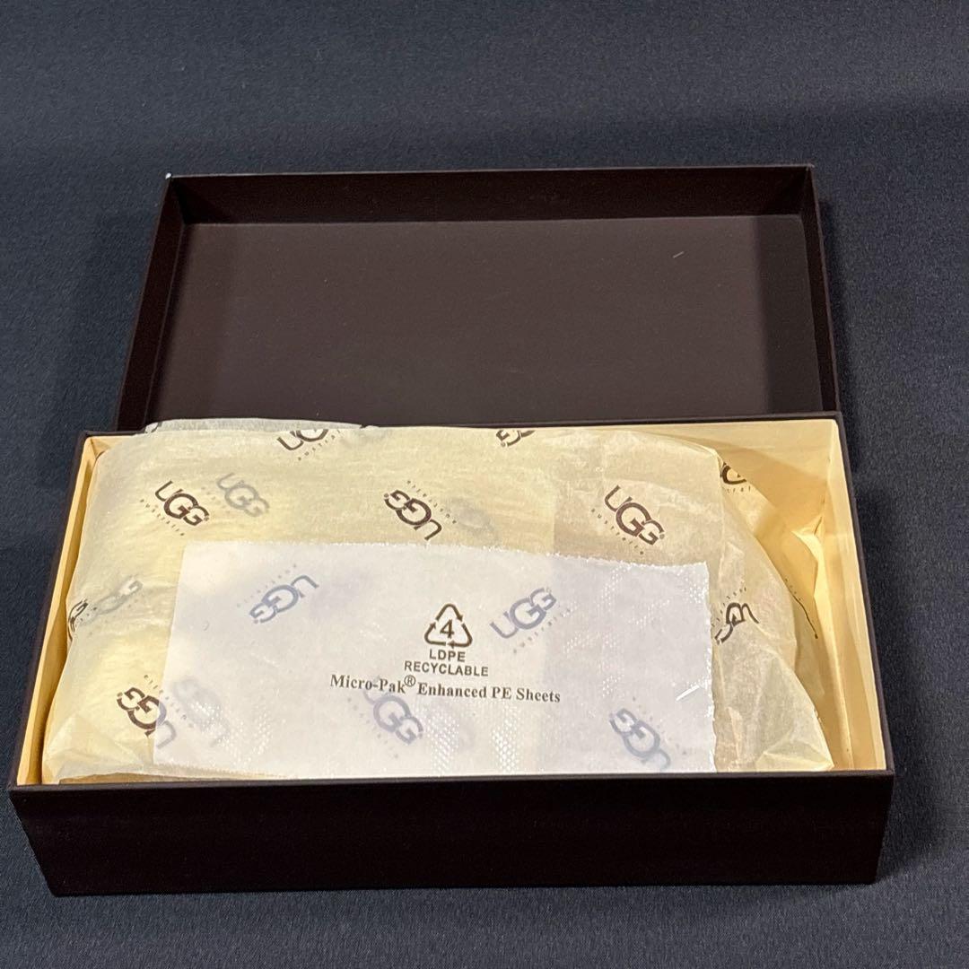 [未使用品］UGG ファー付き手袋 ブラウン　Mサイズ