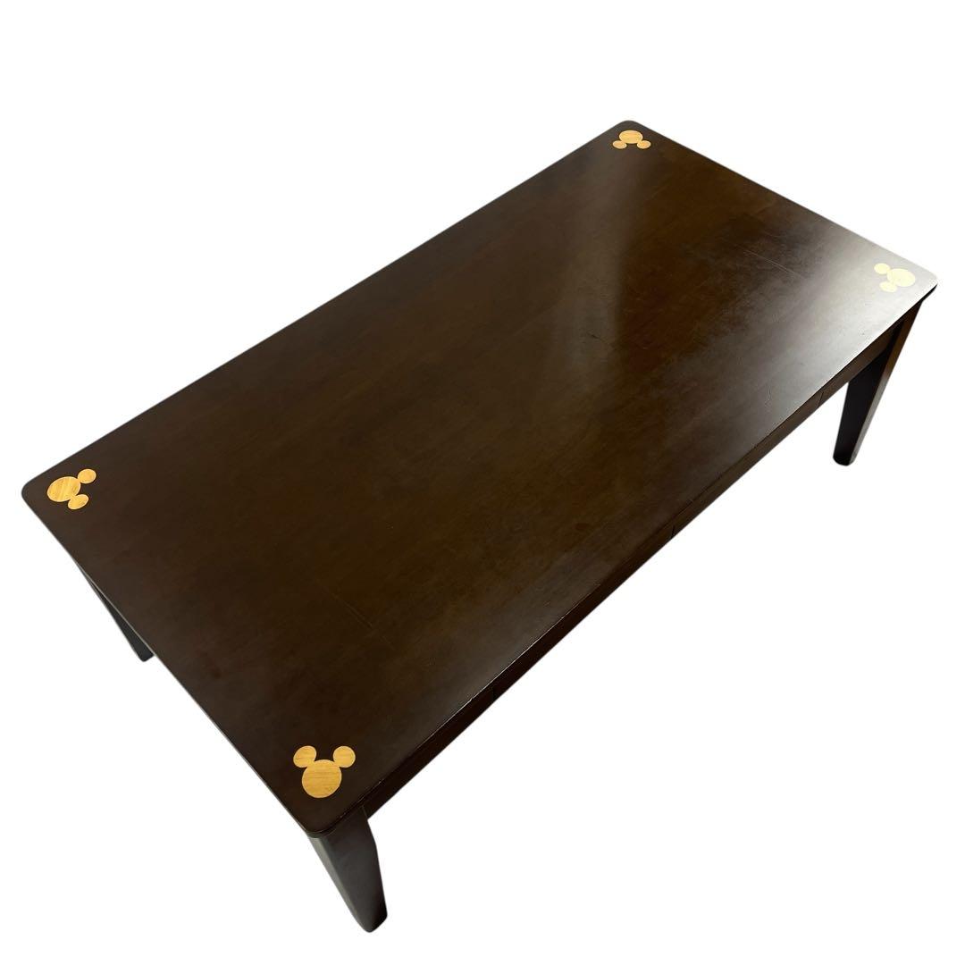 希少✨　ベルメゾン ミッキー リビングテーブル ブラウン ディズニー