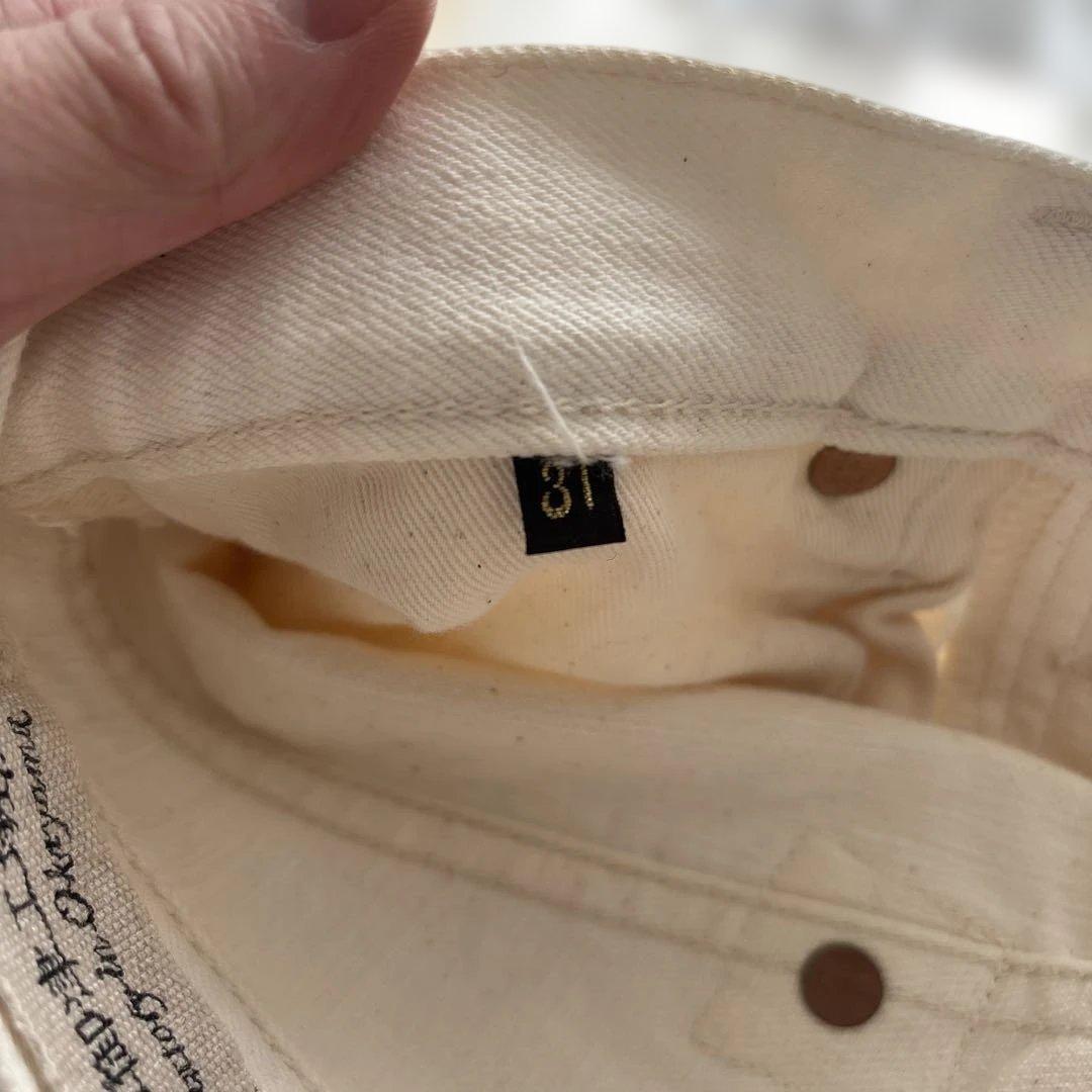 kapital デニム　ホワイト　シンチバッグ　赤耳