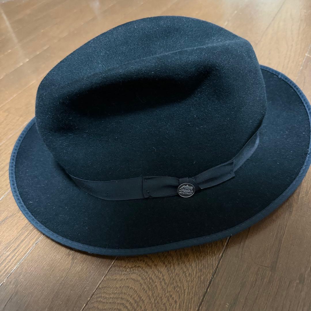stetson ステットソン ファー フェルト 黒 高級