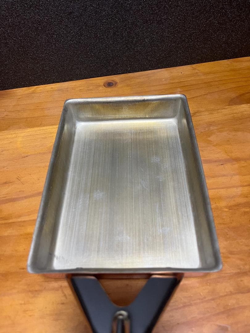 【ほぼ未使用】　EPON/エポン　純銅製　卵焼き器　持ち手（天然木）