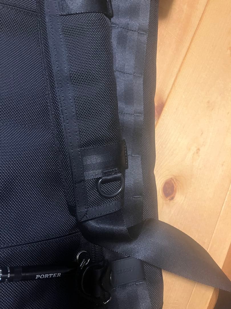 【美品】PORTER HEAT ポーターメッセンジャーバッグ 黒 吉田カバン