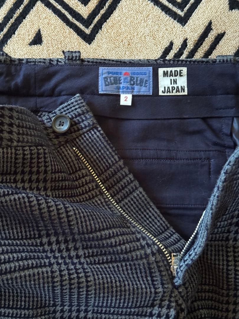 BLUE BLUE 聖林公司 / セットアップカジュアルスーツ チェック柄 美品