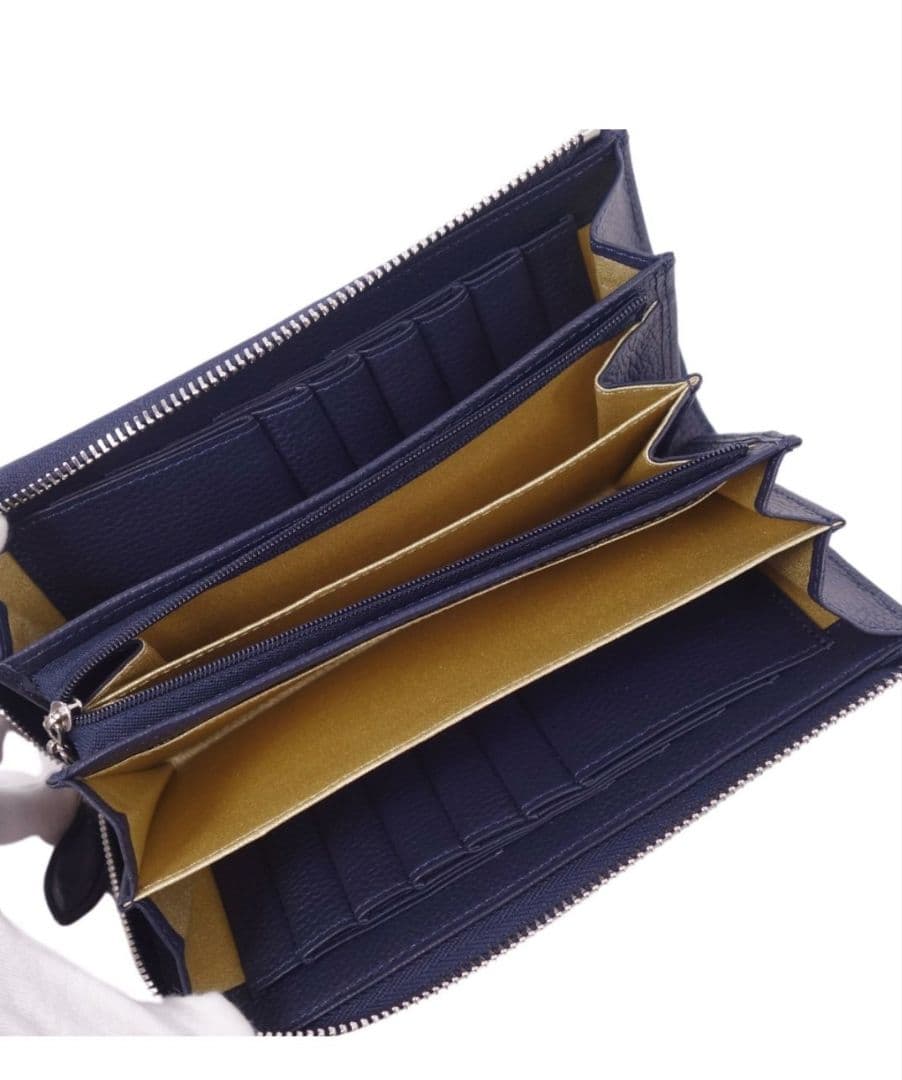 クロコダイル長財布　パワーストーン付　福財布