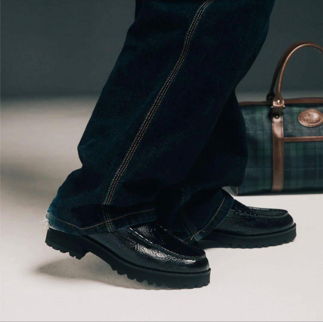 KENFORD PAISLEY TANK SOLE LOAFERS ペイズリー