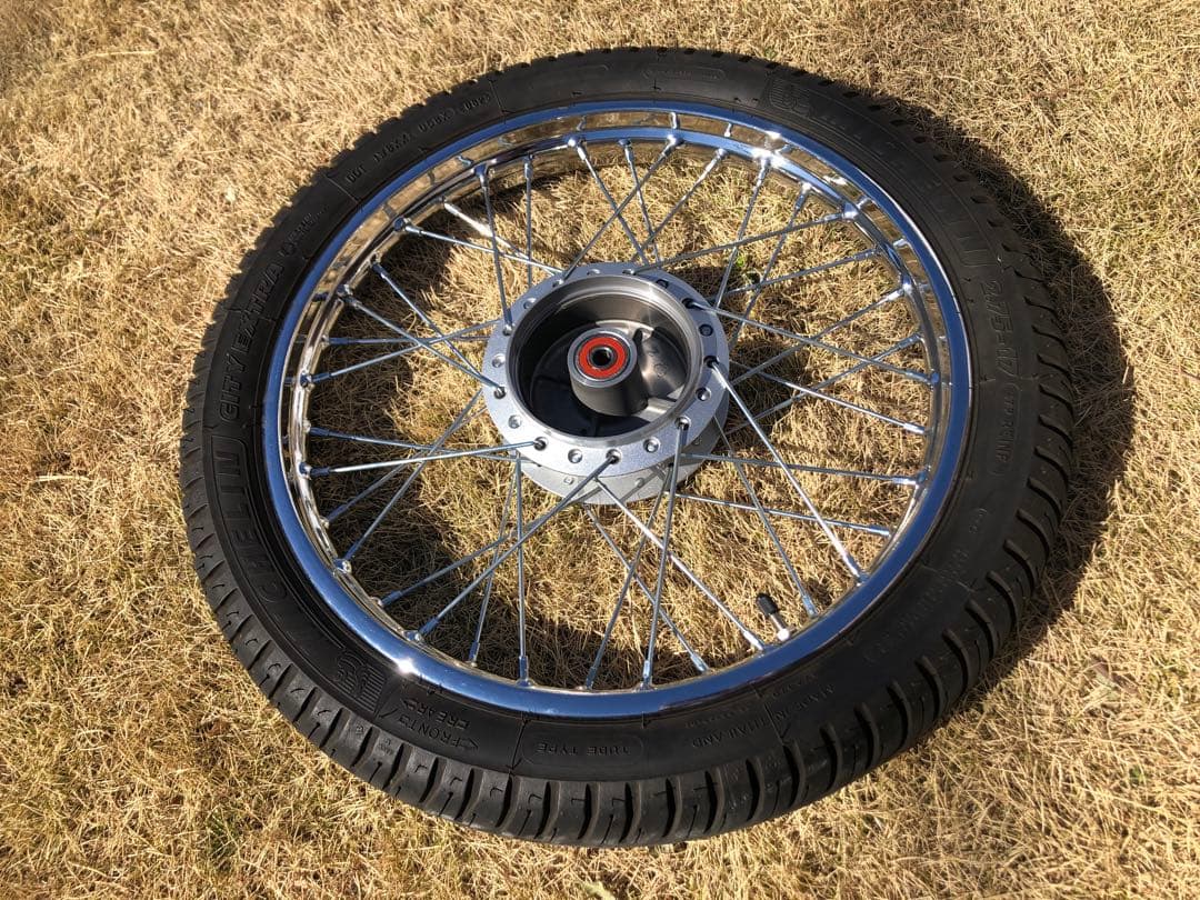 【美品】スーパーカブ　JA44（AA09 ）ホイール　前後（タイヤ付）