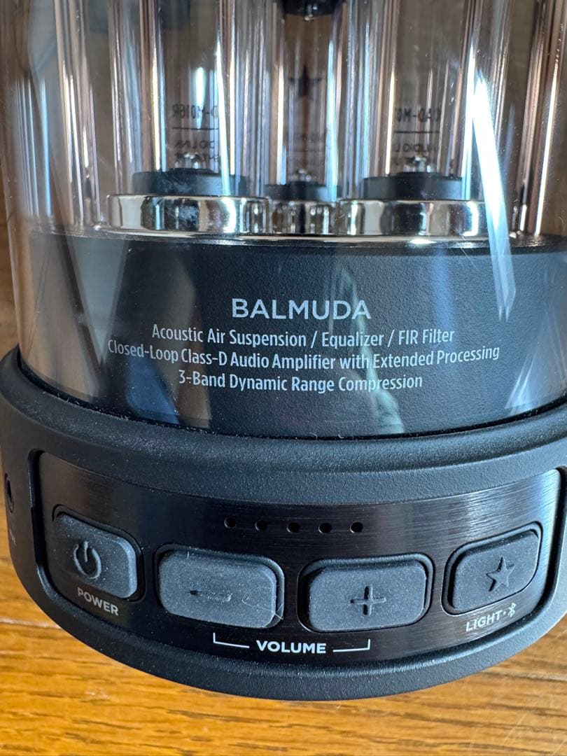 【BALMUDA】Bluetoothスピーカー ブラック M01A-BK