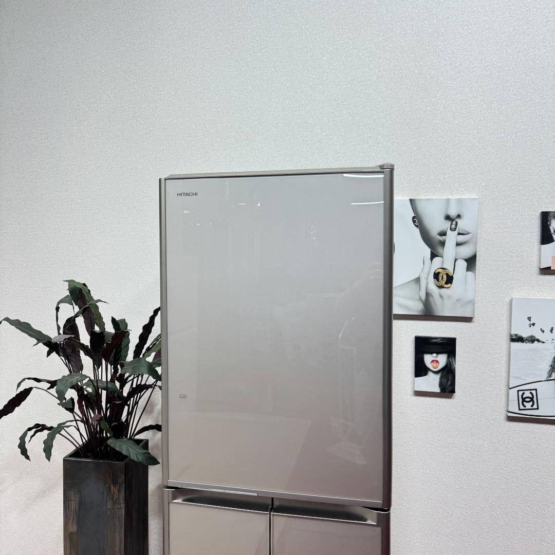 23区送料無料　美品日立5ドア冷蔵庫　2015年製415L　洗浄/除菌済み