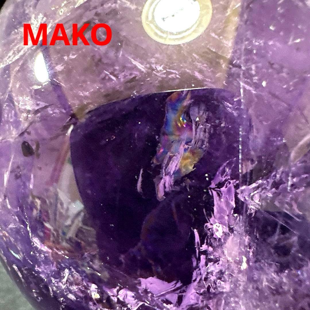 M1855☆アメジスト丸玉直径120mm2.4Kg☆天然石☆N51102