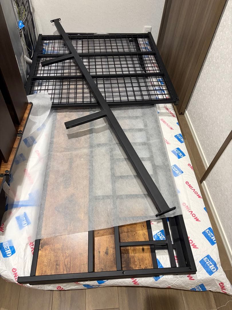 カウチベッド (ステイン引出しセット BK/MBR)