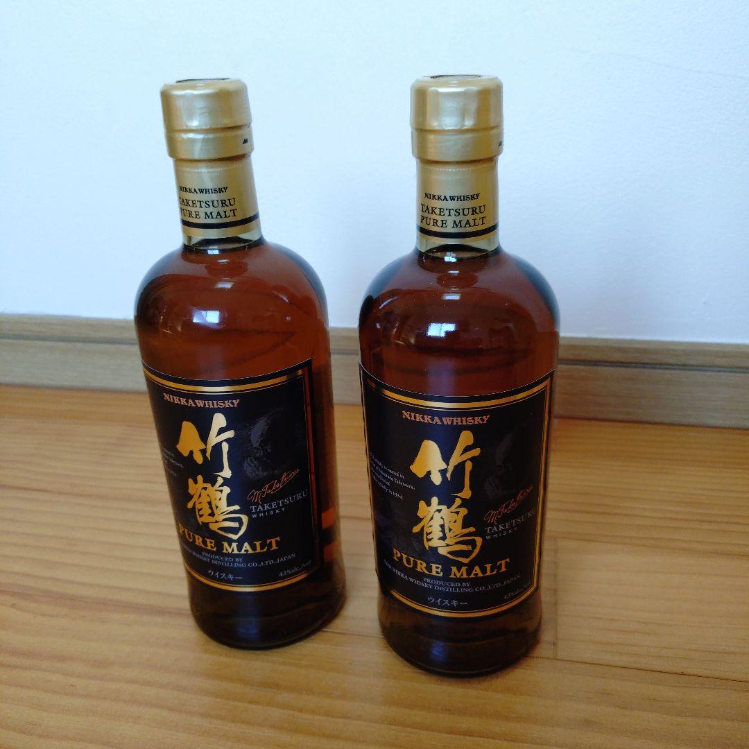 ニッカウイスキー ピュアモルト 黒ラベル 2本セット