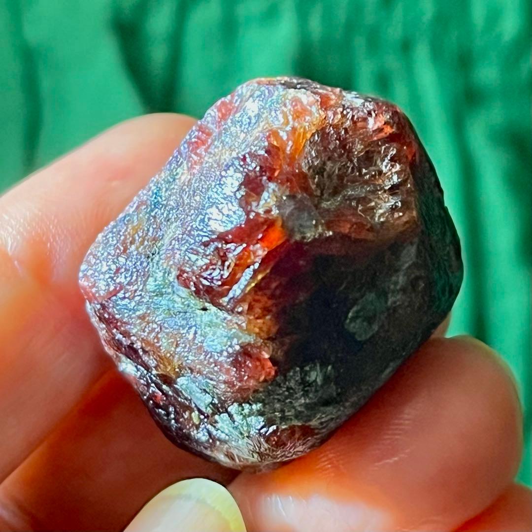 巨大 レッド ガーネット 163.65ct 原石 鉱物 天然石 パワーストーン