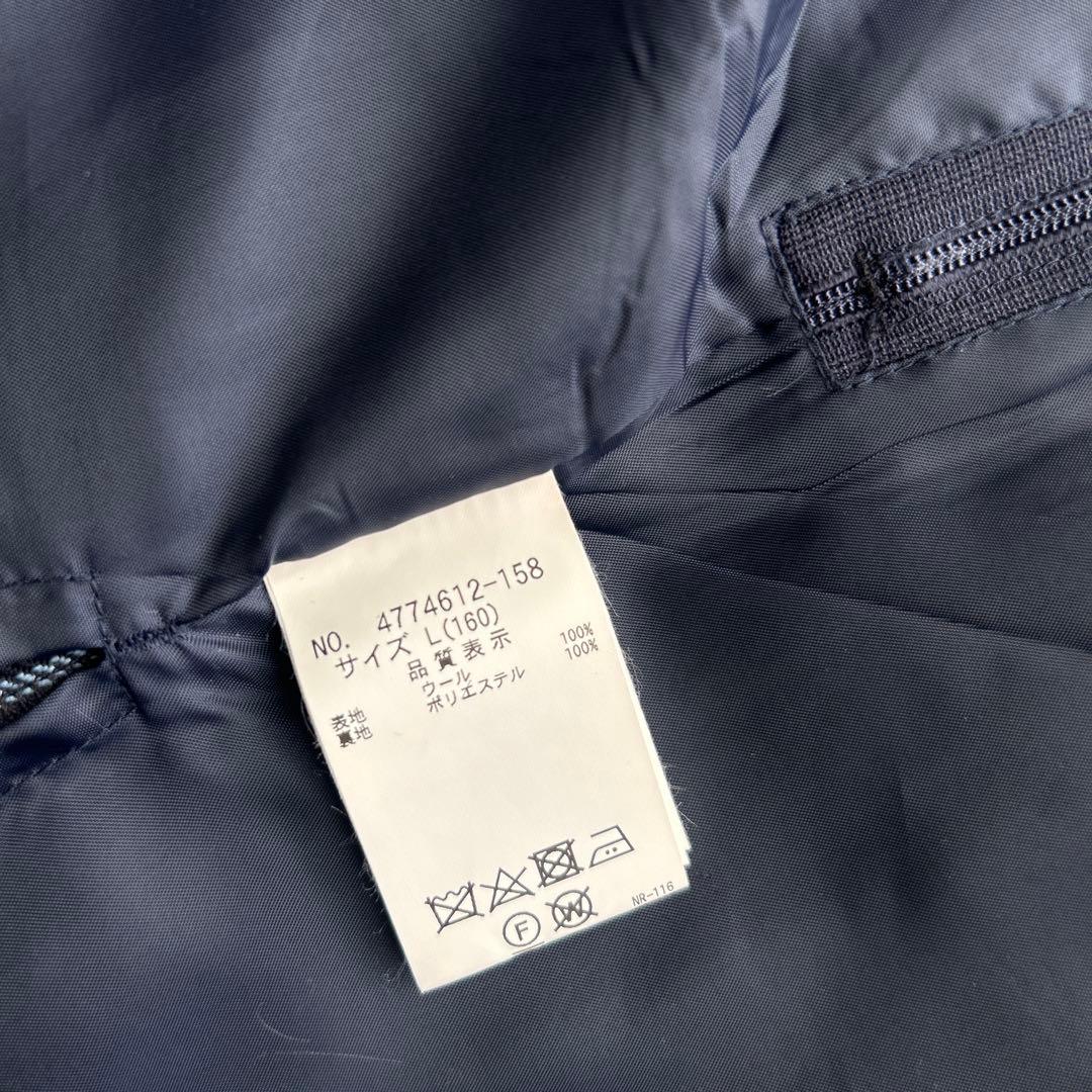 【美品】ポンポネットジュニア フォーマル スーツ セットL 160 受験 卒業式