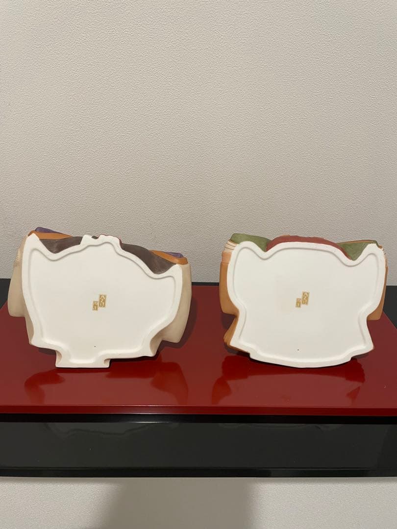 【レア】のりたけ謹製　陶器びな　雛人形　お内裏様　お雛様　ビンテージ