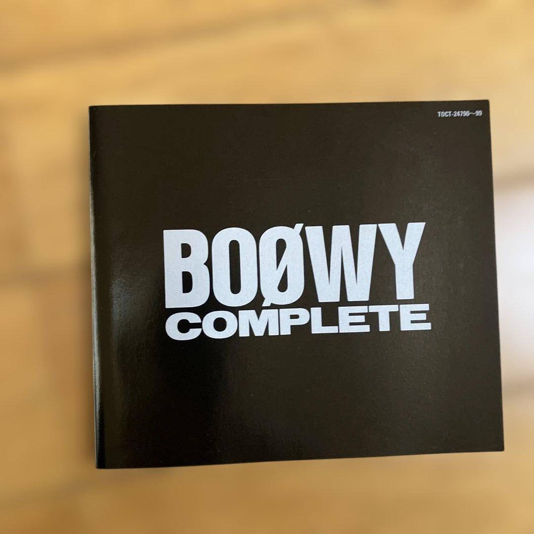 BOØWY COMPLETE デジタルリマスタリング盤　帯あり