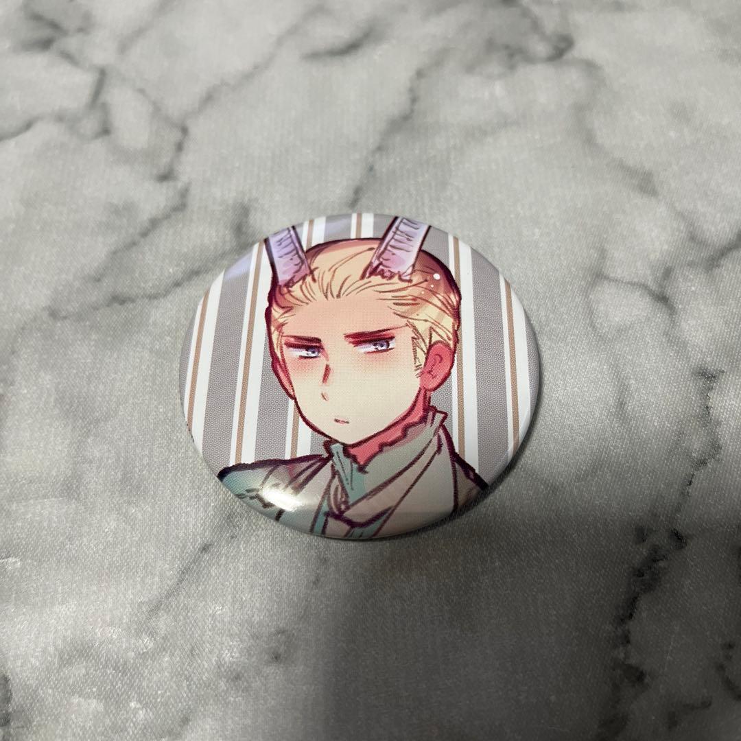 ヘタリア　缶バッジ　つのたりあ