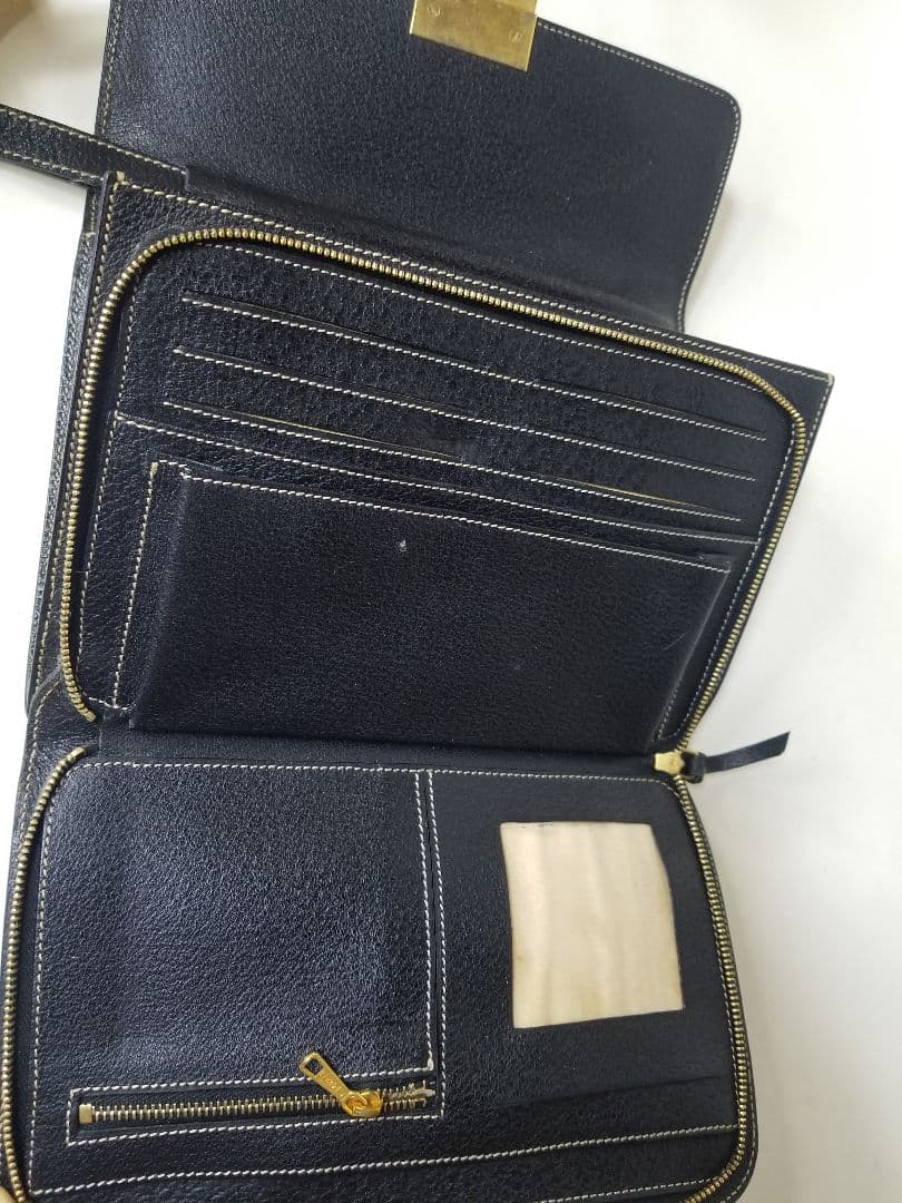 セリーヌ 3クラッチバッグ、セリーヌ マカダム 2ハンドポーチブラウン、ブラック