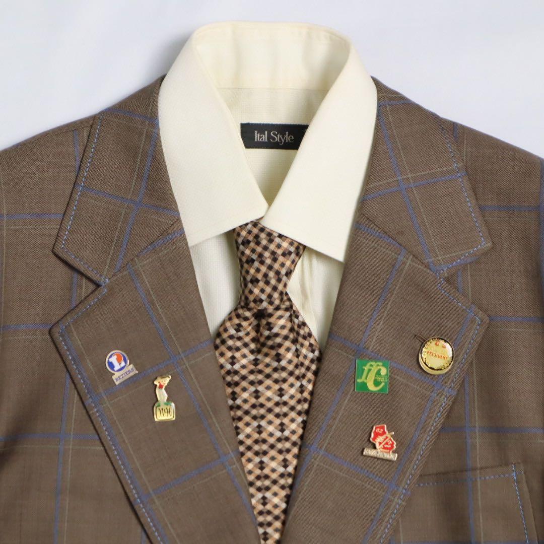4点セット vintage 80s スーツ セットアップ ピンズ HERMES