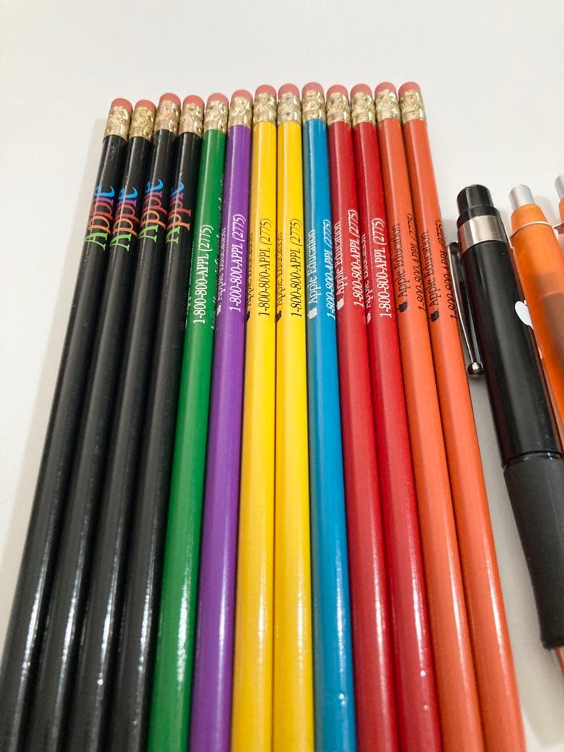 Apple アップル　ノベルティ　ペン　鉛筆　消しゴム　ノート　まとめ　企業物