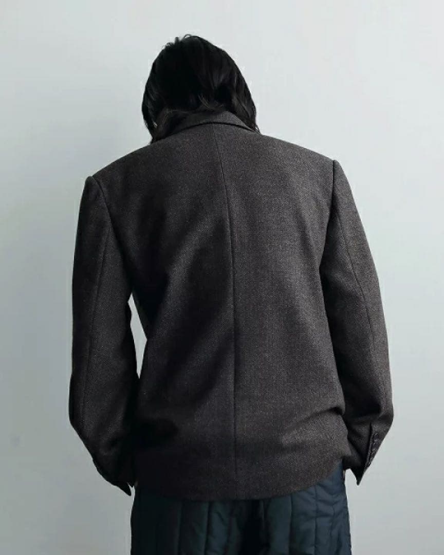 -ran-さまanuke アンヌークHerringboneWool Jacket