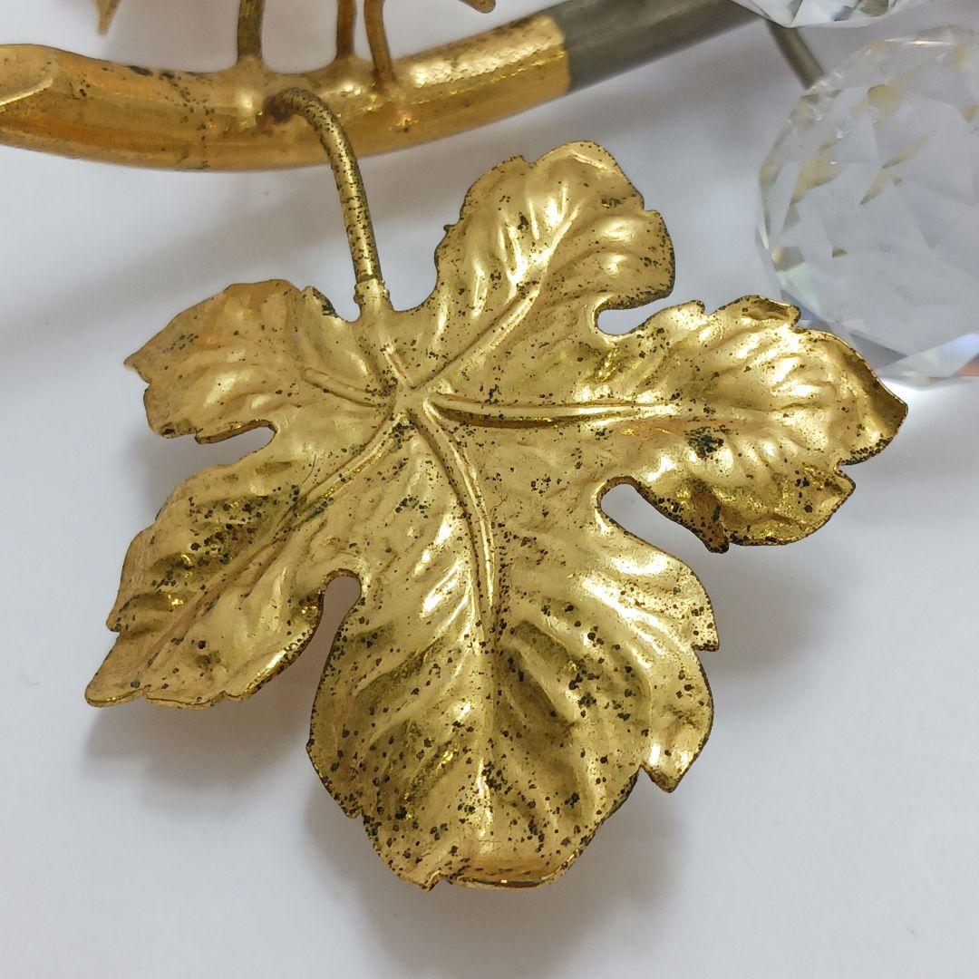 Y2435-3 SWAROVSKI スワロフスキー 葡萄 一房 大き目 オブジェ