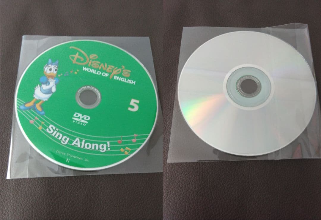 Disney ディズニー Sing along シングアロング DVD CD