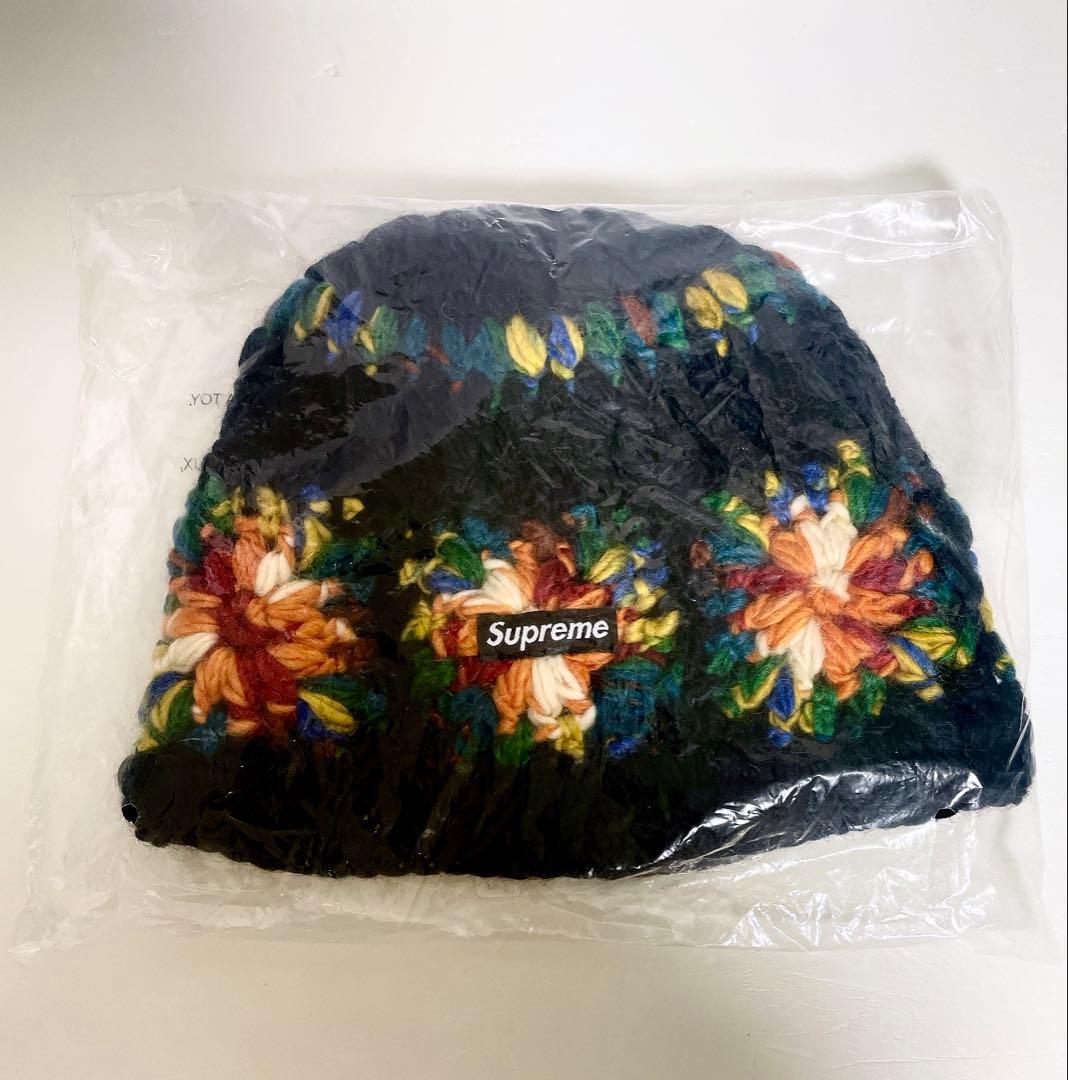 【新品☆】Supreme 25ss Crochet Beanie Black