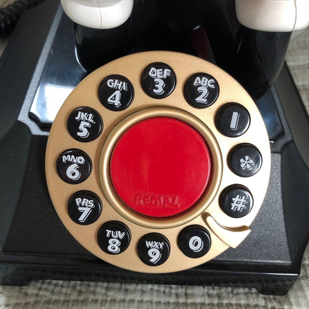希少美品⭐️日本で使用可アメリカ限定ディズニーミッキーマウス電話機ビンテージ