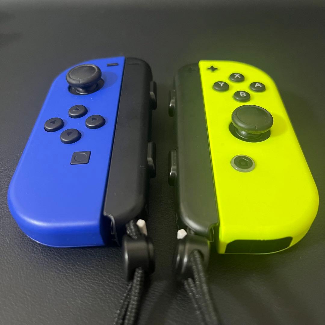 【新品スティック交換済み/完品/動作確認OK】Switch 本体 ブルーイエロー