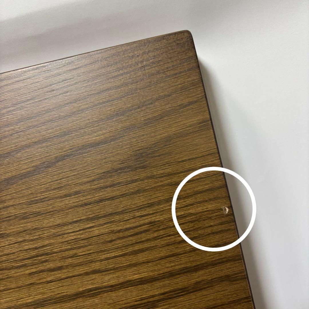 【未使用】こたつ　天板のみ 80cm×120cm スクエア　ブラウン