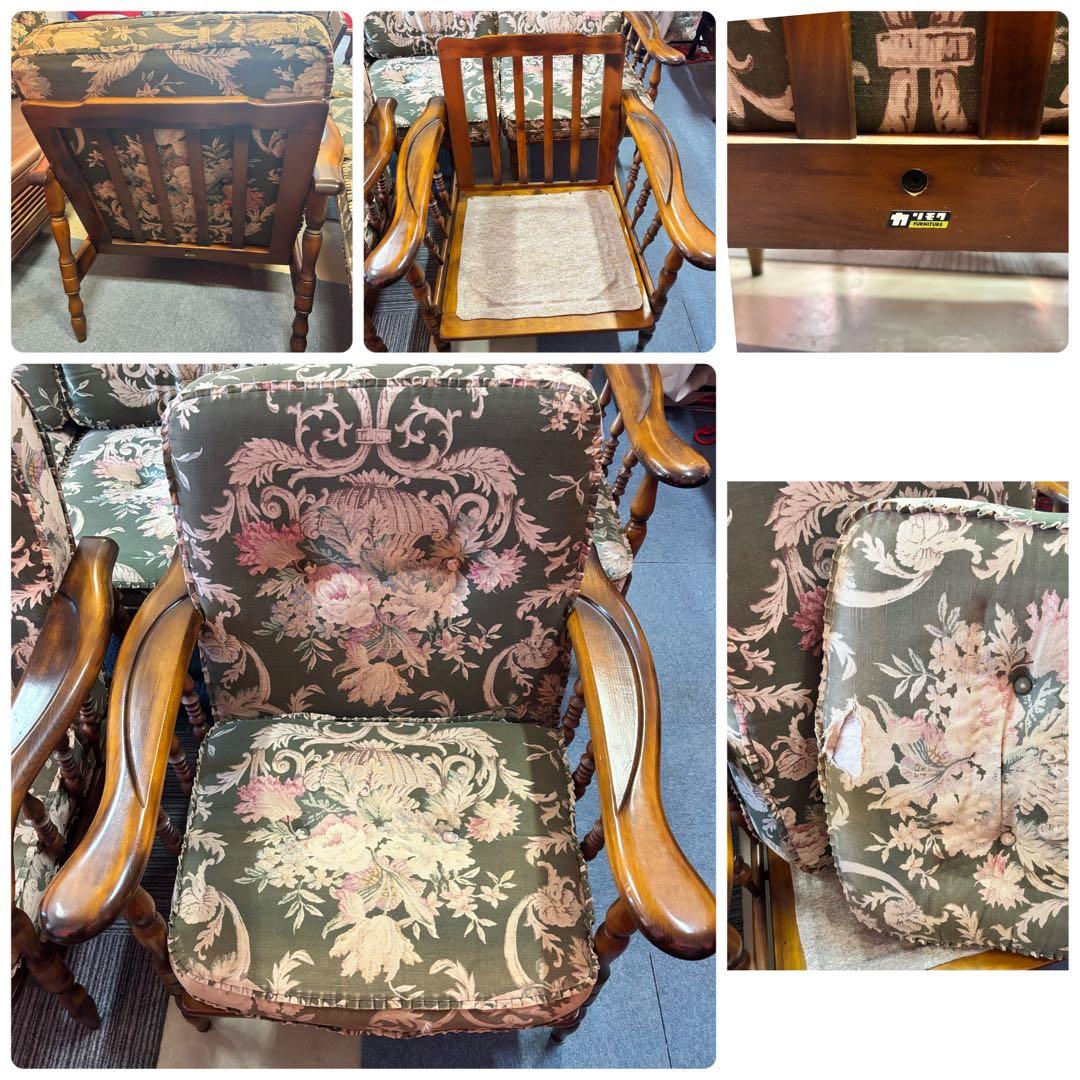 Karimoku家具 3人掛けソファー コロニアルシリーズ カリモクソファ