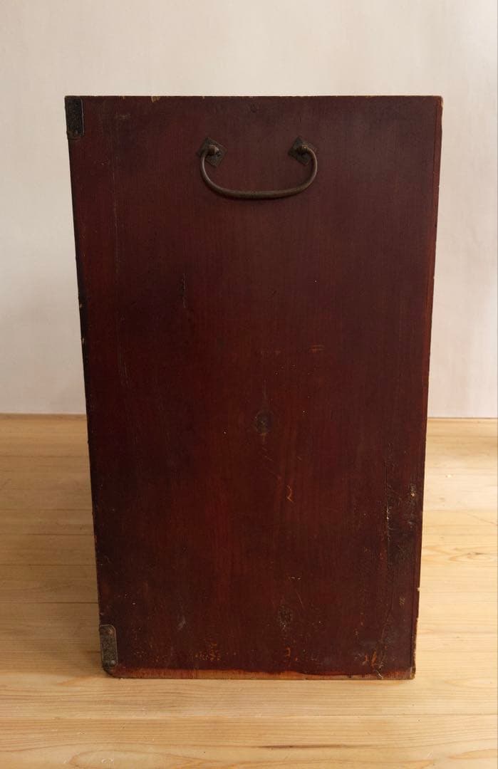 オープンシェルフ　飾り棚　抽斗　古道具　古家具　アンティーク