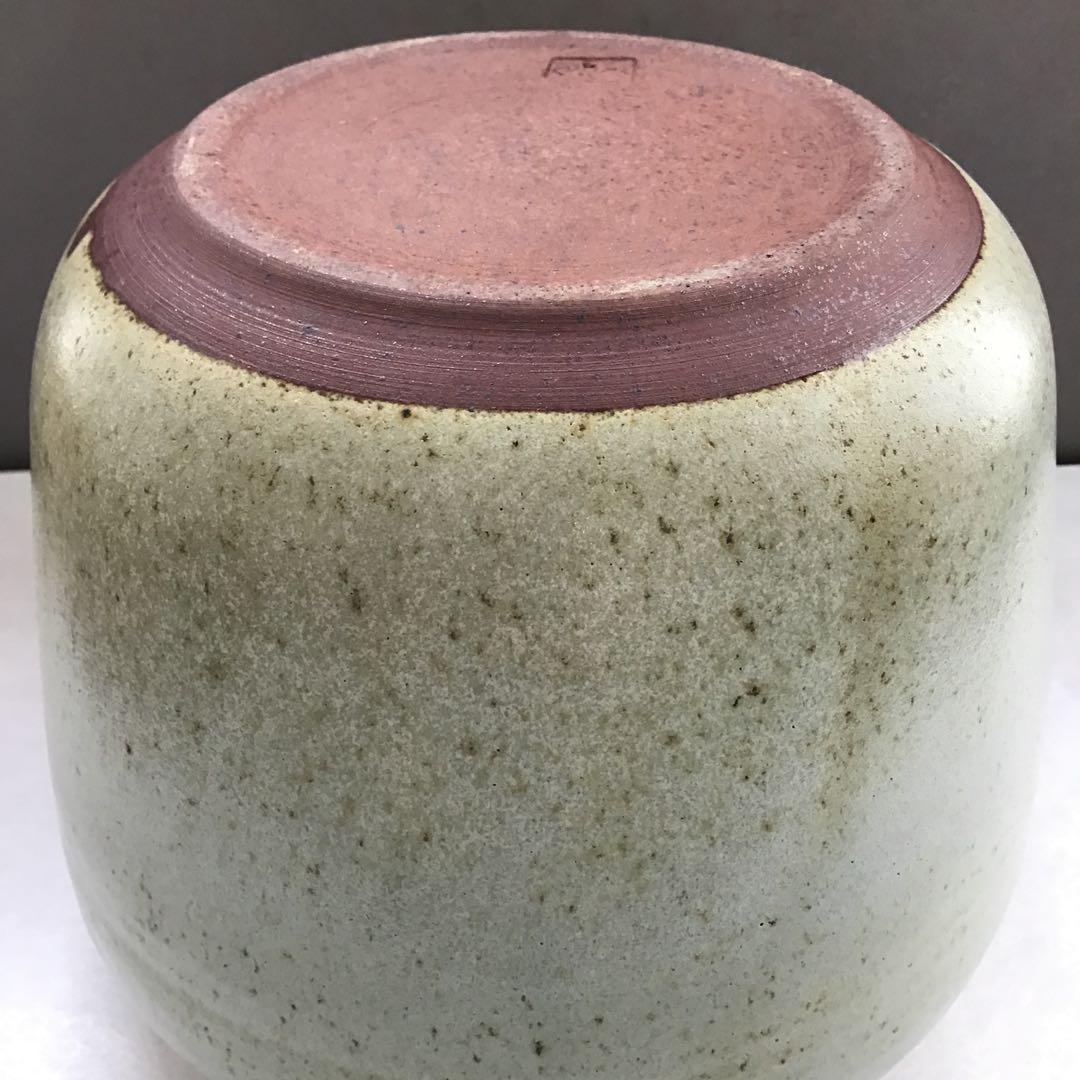 茶道具　水指　伊勢　美夜之窯　八木秀夫作　栞　共箱　S63MS