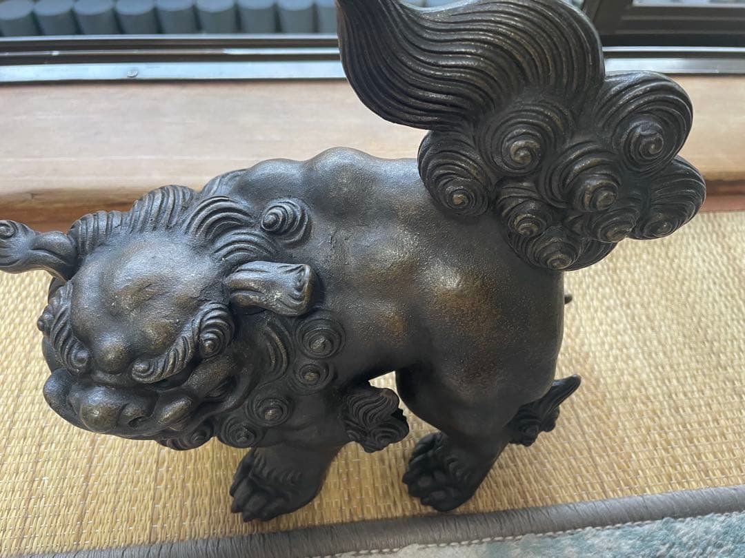 備前焼　獅子　一陽造