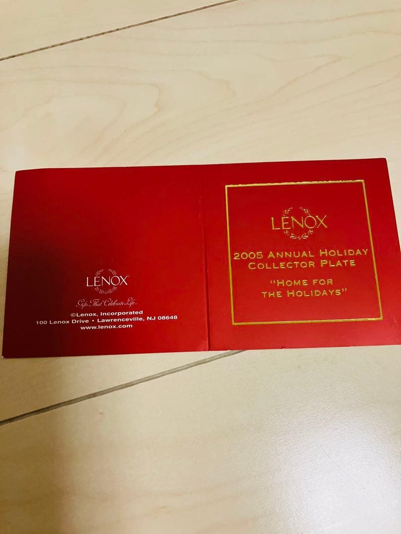 美品‼️レノックスクリスマスプレート2005