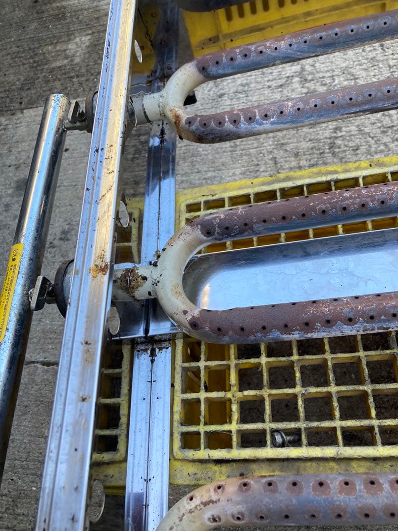 たこ焼き屋 天然ガス式 28個X3連84個と18個X3連54個のプレート付き