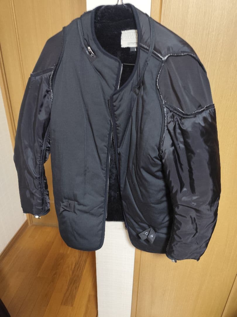 POWER AGE FURライダースジャケット Lサイズ ブラックPJ23201
