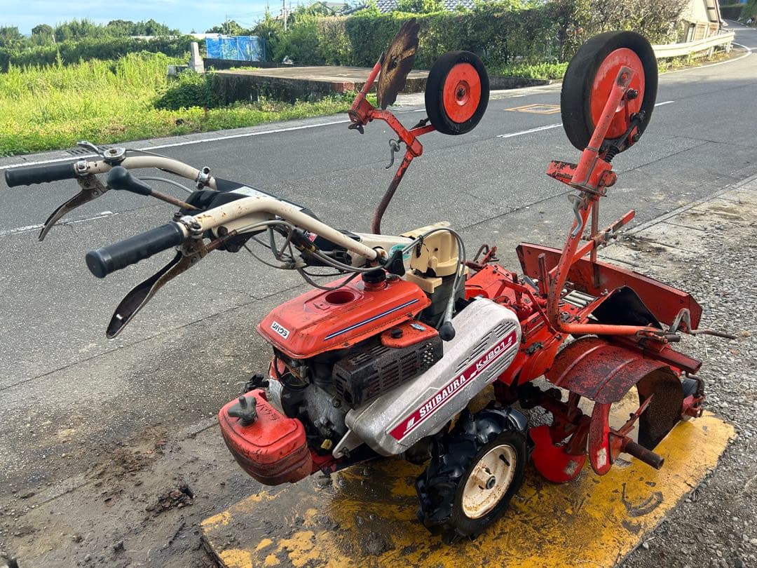 宮崎　シバウラ マルチ管理機 マルチャー仕様 8馬力 畝立 マルチ 動画あり