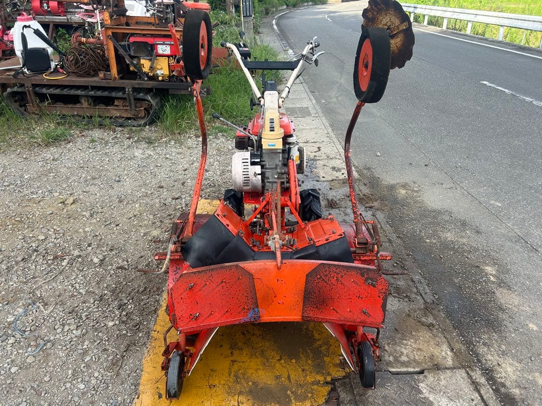 宮崎　シバウラ マルチ管理機 マルチャー仕様 8馬力 畝立 マルチ 動画あり