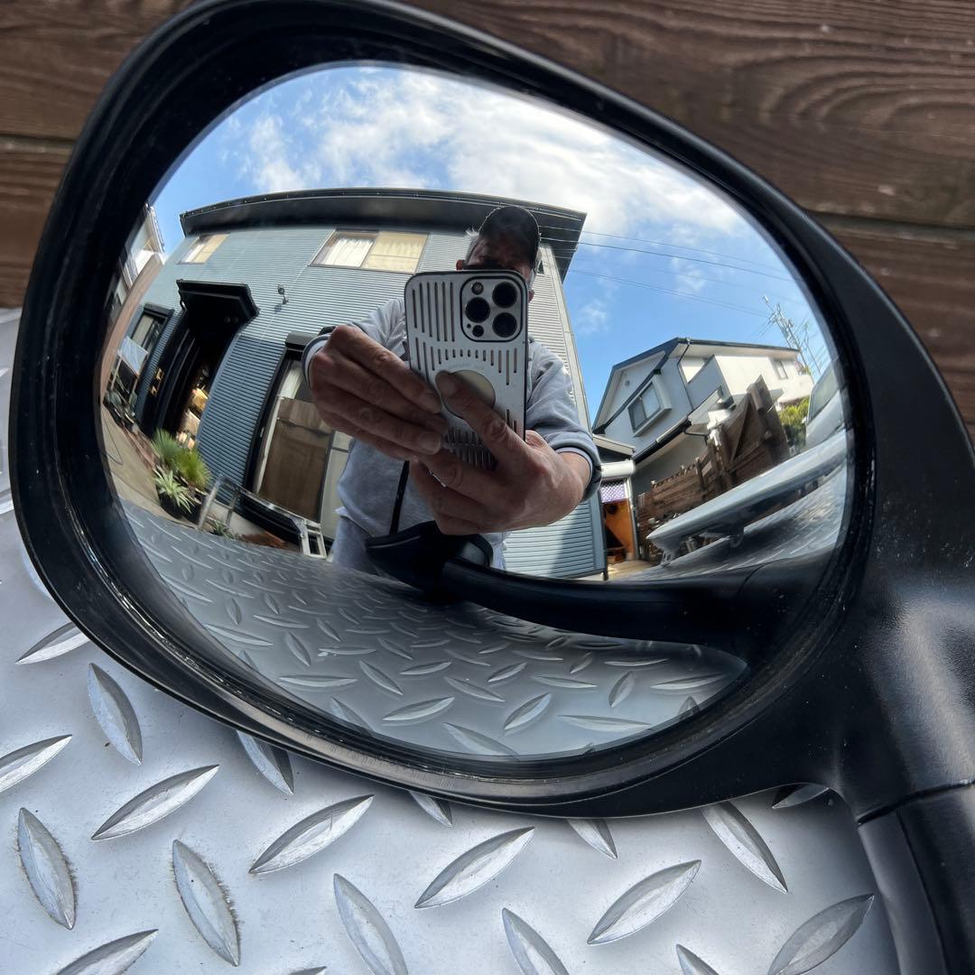 ハイエース200系7型 純正　左コーナーパネルガッツミラーセット　パールホワイト