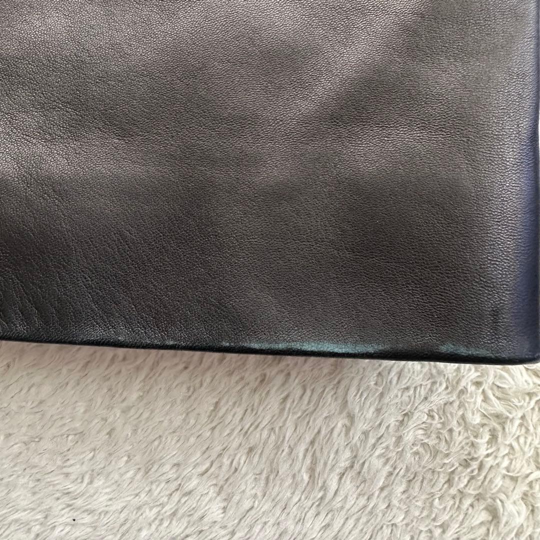 美品　現行　サルヴァトーレフェラガモ　ラムレザー　コート　ガンチーニ　シルク混