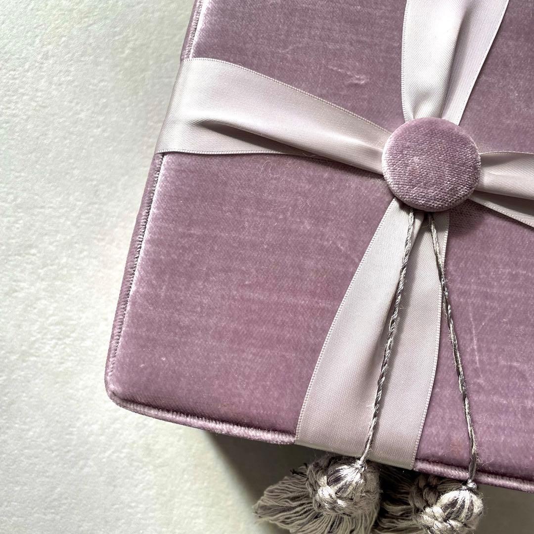 メゾンドファミーユ ベルベット収納ボックス ベロア 収納かご　小物入れ　ボックス