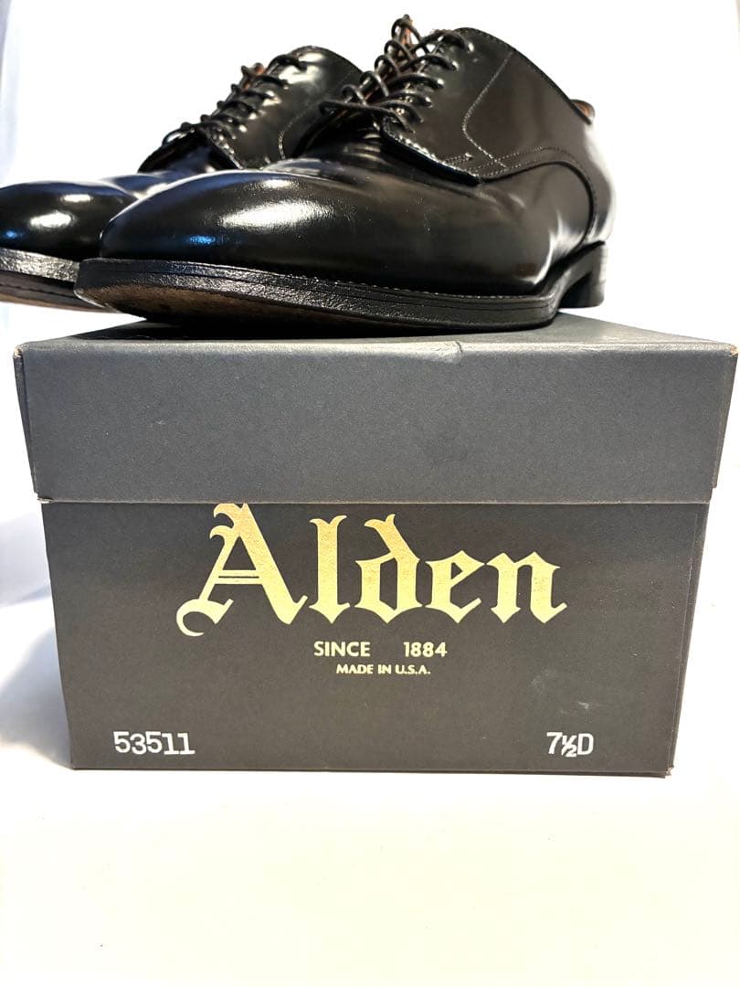 Alden オールデン53511 コードバン　size7.5 ブラック