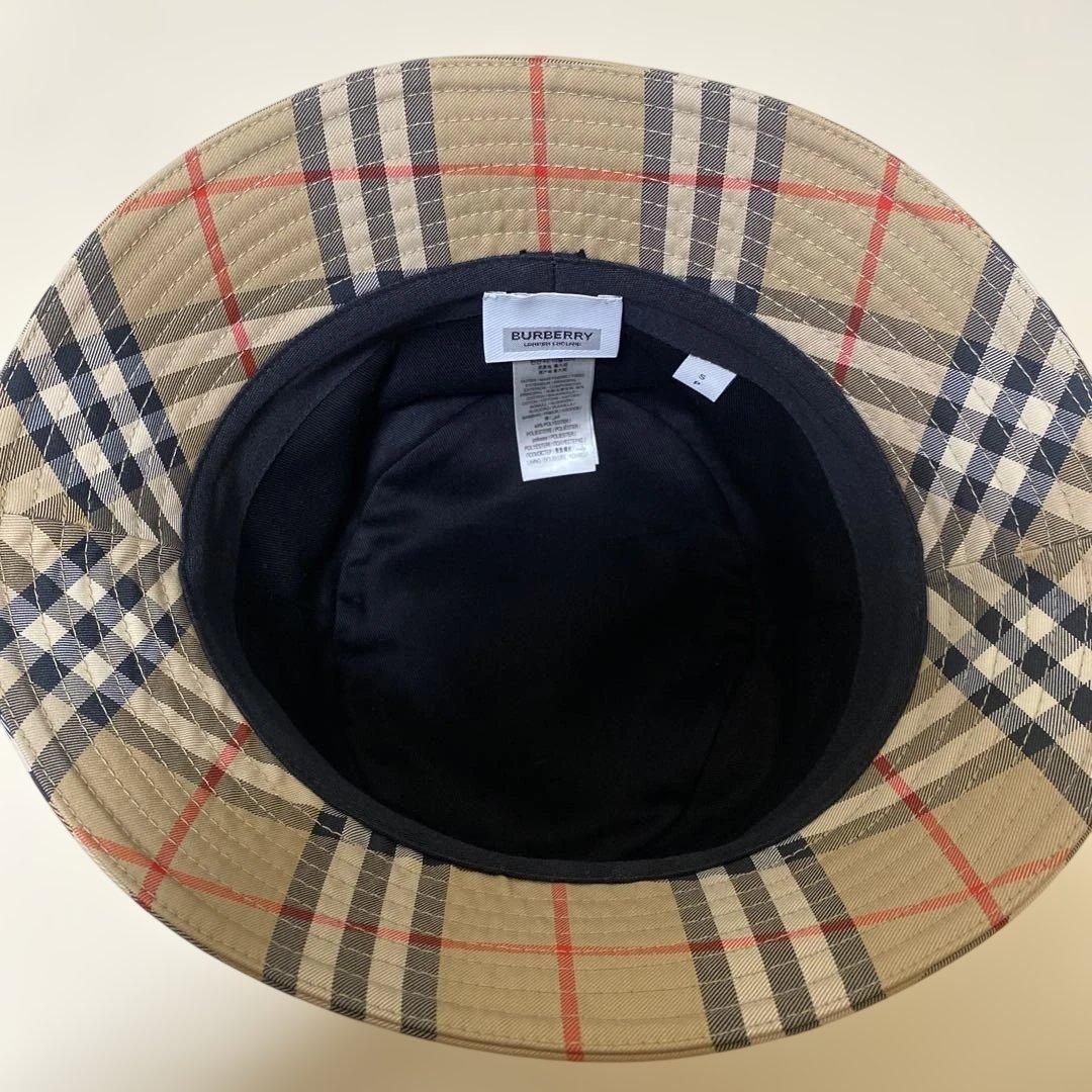 BURBERRY チェック柄 バケットハット S