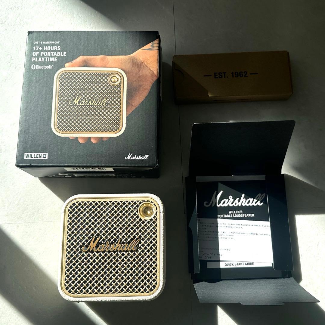 Marshall ワイヤレススピーカー Willen2 クリーム