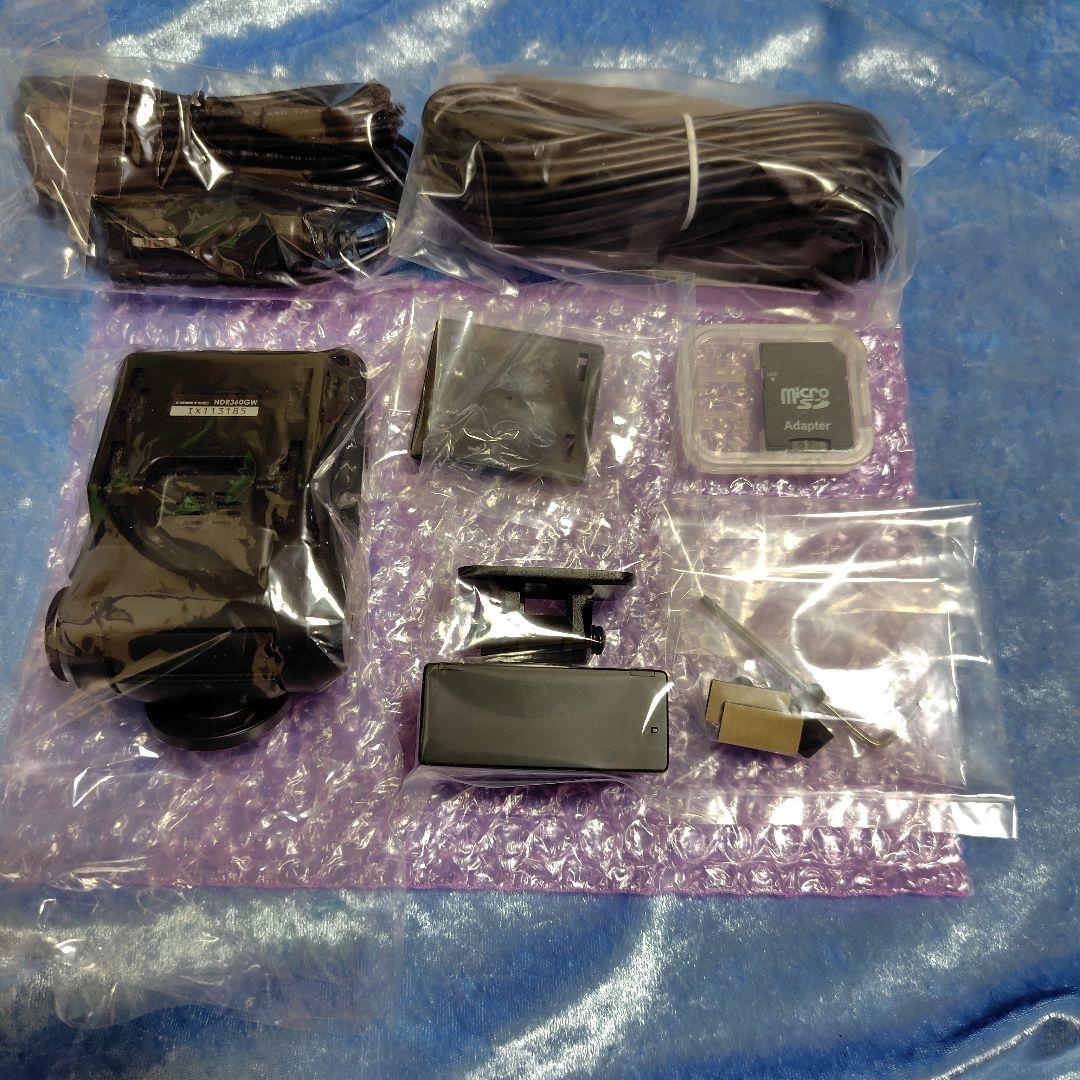 未使用新品★駐車監視ケーブル付き★HDR360GW 360度カメラ ドライブレコ