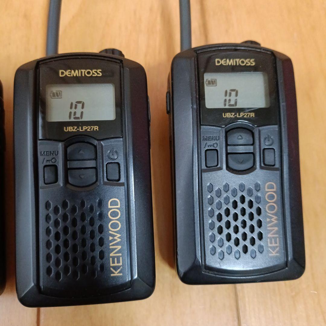 【5台】KENWOOD トランシーバー　充電器セット　インカム
