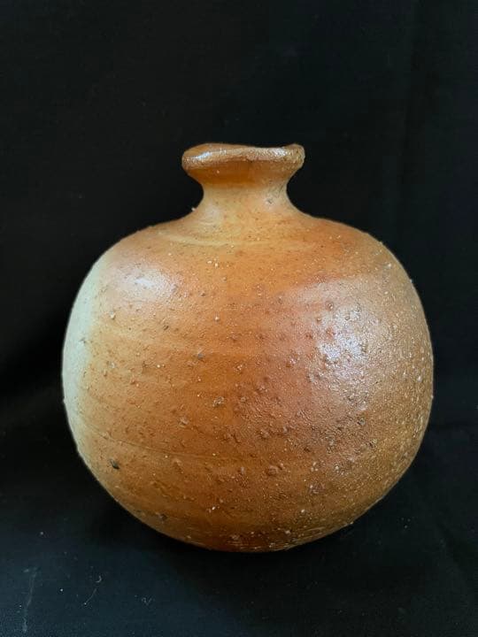 【新品・未使用】備前焼　丸徳利②