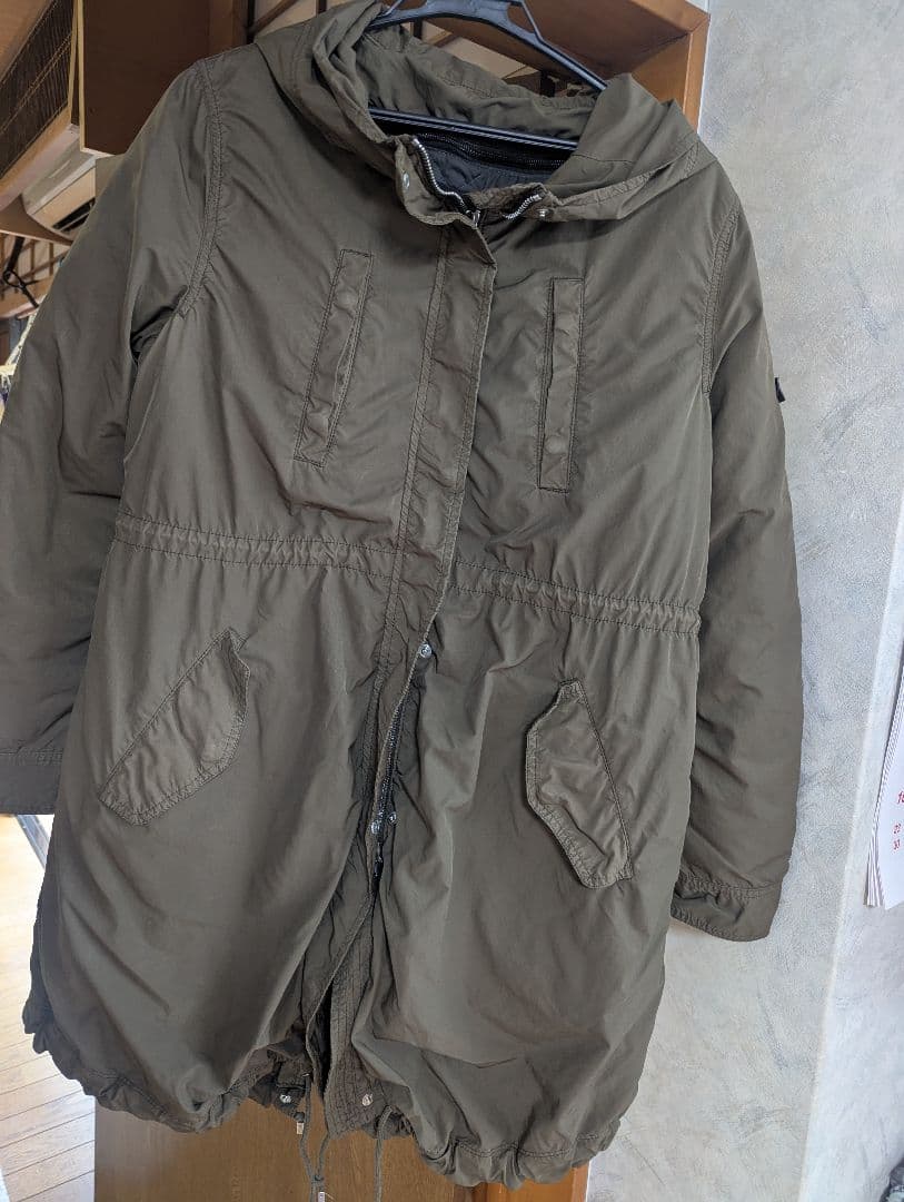 最終値下げTATRAS　ダウンモッズコート フード付き