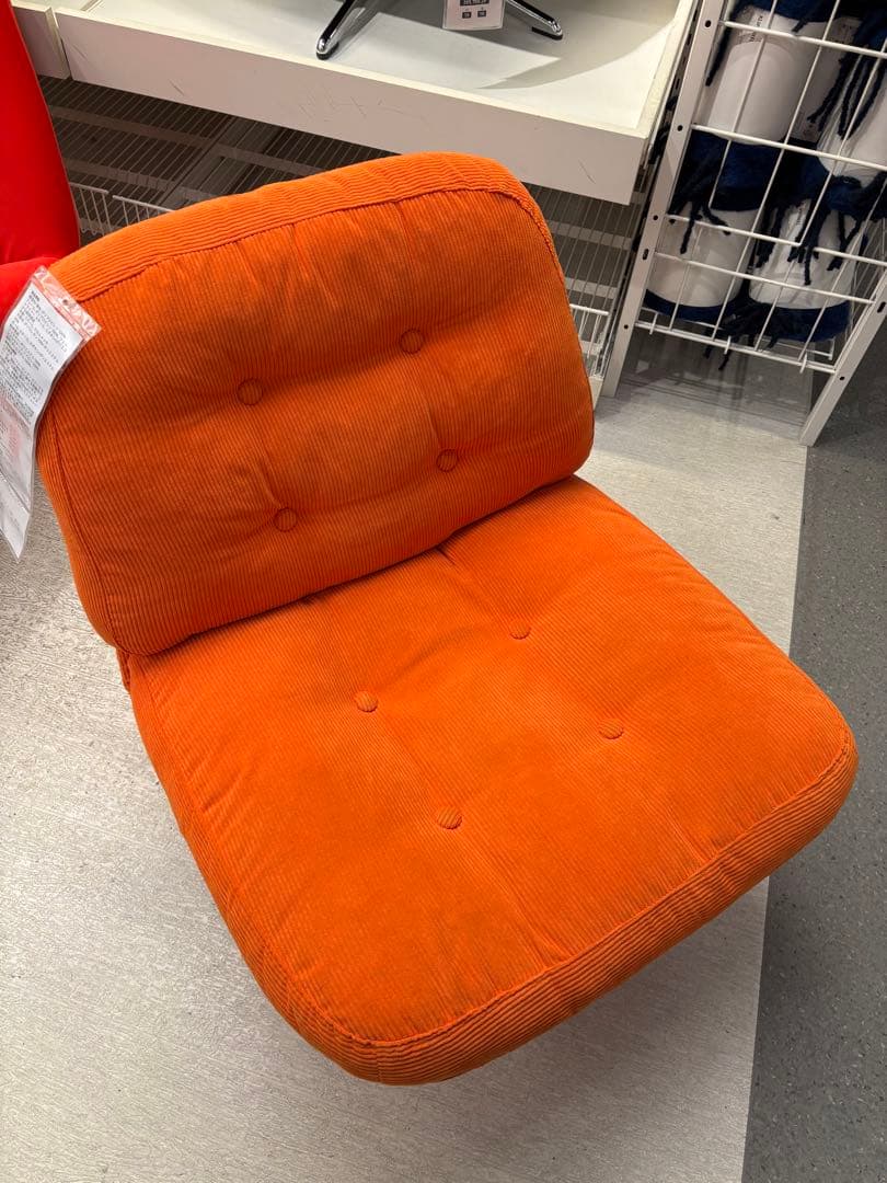 ［新品□■未開封］回転パーソナルチェア イケア ディヴリンゲ オレンジ 椅子